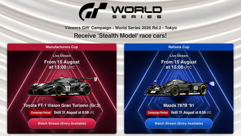 Gran Turismo 7’s Next Update to Bring More “Stealth Model” Cars, Including Mazda 787B